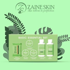 ZAINE SKIN BASIC SET SKIN WHITENING ANTI-AGE & PIMPLES BEAUTY PRODUCTS
