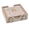 Widdle Gifts Christmas Gingerbread Coasters Design Christmas Wooden Set of