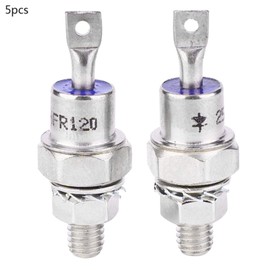 Schottky Dioden Diode 12V Sperrdiode Kfz Rectifier Diode, 5 Pair 25Hfr 25Hf Rectifier Diode 25A 1200V Iron Base Forward/Reverse Polarity