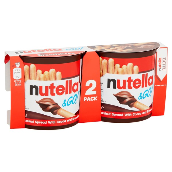 Nutella & Go 72 Packages With Each 52 Grams by Ferrero Nutella