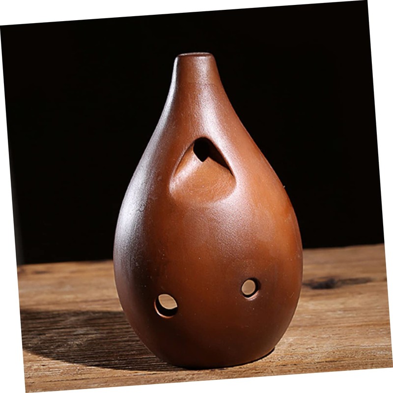 Levemolo Xun 10 Holes Ceramic Ocarina Unique Ancient Chinese Instrument