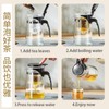 MOORCHOCO 500ML Glass Teapot with Detachable Infuser Filter Teapot for