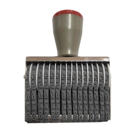 Invoice Rubber Stamp Invoice Stamp Numbering Durable Heavy Duty Numbering Stamp Number Stamp Easy to Use Penetrating ABS Material Alphabet Stamp Date Stamp Clear Rotating Stamp Invoice Stamp Runner