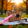 Pink Portable 4 Close 1 Bottle Opener Key Chain Key