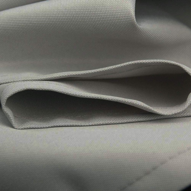 Homehold 180x180cm Gray Shower Curtain With Hooks, Extra Long Polyester