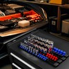 AMM 9-Piece Socket Organizer, 1/2 inch, 3/8 inch and 1/4
