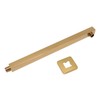 Wall Mounted Shower Arm Stainless Steel Quadrate Shower Head Extension