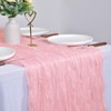 Dlpafzy Cheesecloth Table Runner 10ft Boho Gauze Rustic Cheese Cloth