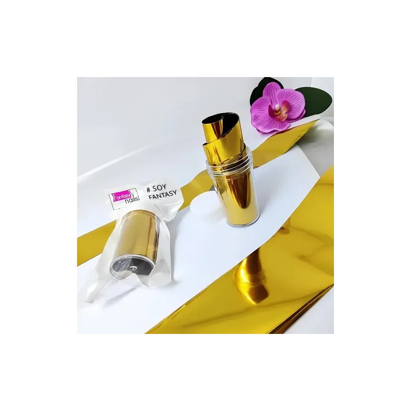 Pack 6 Foil Transfer Para Uñas Efecto Espejo Fantasy Nails.