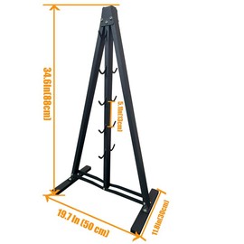 Gym Fitness LAT Pull Down Bar Storage Rack for Mag Grip, Heavy Duty A-Frame Stand for LAT Pulldown Attachments & LAT Bar - Color: S-ZHIJIA