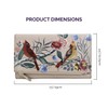 Anuschka Women’s Hand-Painted Genuine Leather Three Fold Clutch - Cardinal