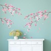 DECOWALL DS12-2003P1903 Watercolour Cherry Blossom Wall Sticker Wall Sticker Wall