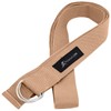 ProsourceFit Metal D-Ring Yoga Strap 8’ Durable Cotton for Stretching