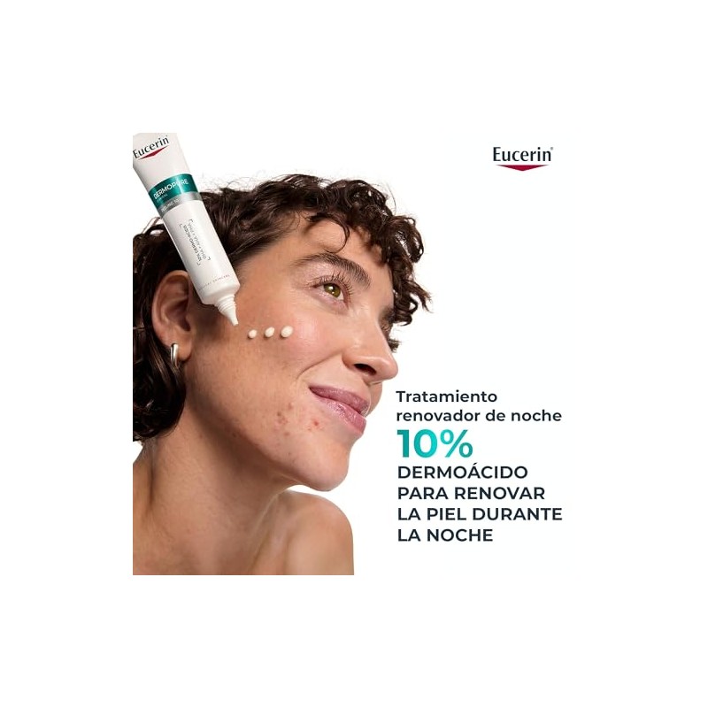 Eucerin Crema Facial Noche Piel Grasa 40ml