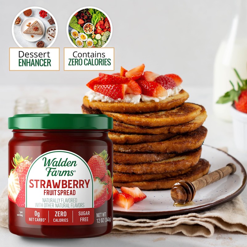 Walden Farms Fruit Spread Variety Pack Blueberry, Raspberry & Strawberry