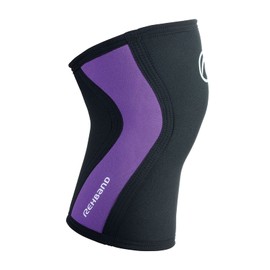 Rehband Knee Support 3 mm Neoprene, Lightweight Knee Support for Men and Women, Bandage Knee for Endurance Sports, Breathable Sports Bandage, Colour: Purple, Size: XL