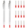 Bojueshaw 2pcs Tungsten Carbide Scriber,Aluminium Etching Engraving Pen,Scribe Tool Etching