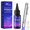 Honcaring UV Resin Kit with Light, Fast Drying Beginner-Friendly Kit,