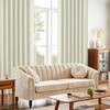 CUCRAF Linen 100% Blackout Curtains 72 Inch Length 2 Panels