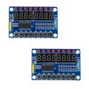 EC Buying 2Pcs TM1638 Display Module 8 Bit LED Digital