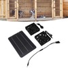 Solar Panel Fan Kit 10W Solar Powered Dual Fans for
