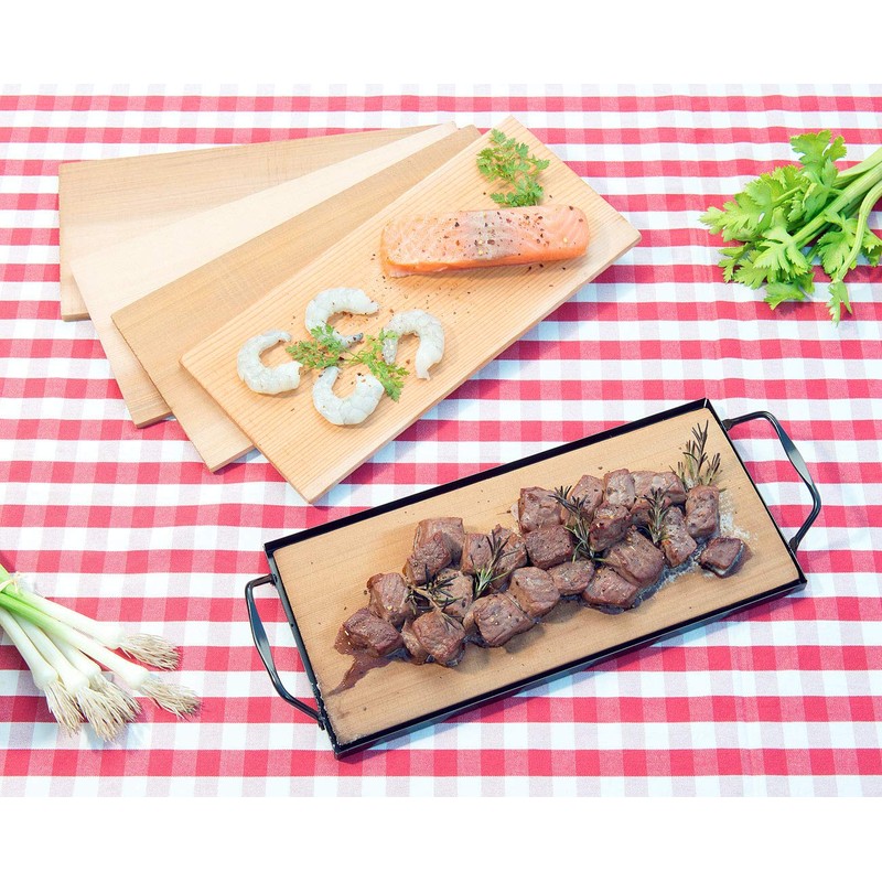 Rosenstein & Söhne Cedar Grill Board, Set of 10 Cedar
