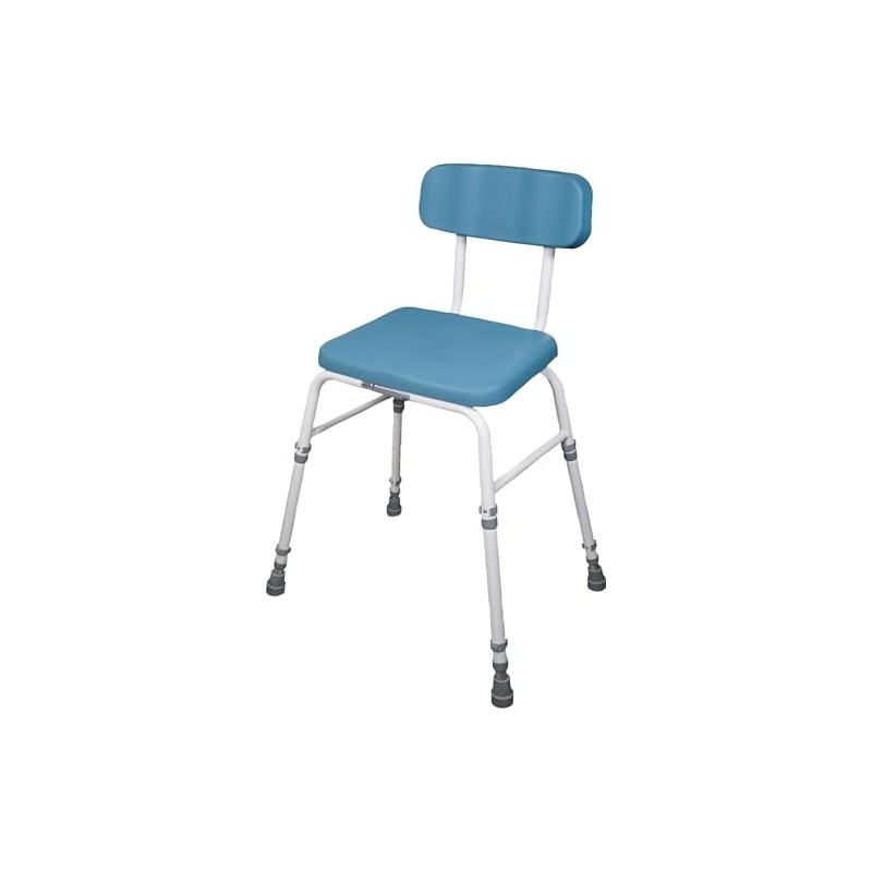 Aidapt Multi-Use Perching Stool.4 in 1 Configuration,Comfy Padded Seat&Back,Height Adjustable,Push