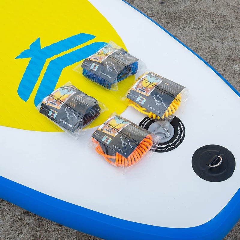 HEYTUR Coiled SUP Leash 10' Surfboard Leash Sup Leg Rope