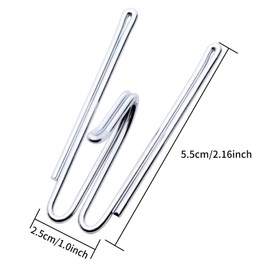 Metal Curtain Hooks Pinch Pleat Header Tape Pins Heavy Duty Deep Prong Hooks(20 Pack)…