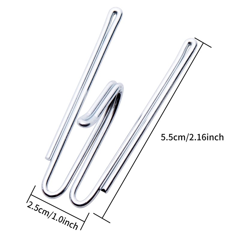 Metal Curtain Hooks Pinch Pleat Header Tape Pins Heavy Duty