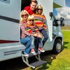 FINELYCR Motorhome Step Mat, Adjustable Motorhome Step Mat, Non-Slip Footrest