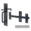 TERF® Heavy Duty Suffolk Gate Latch Door Lock Black Thumb