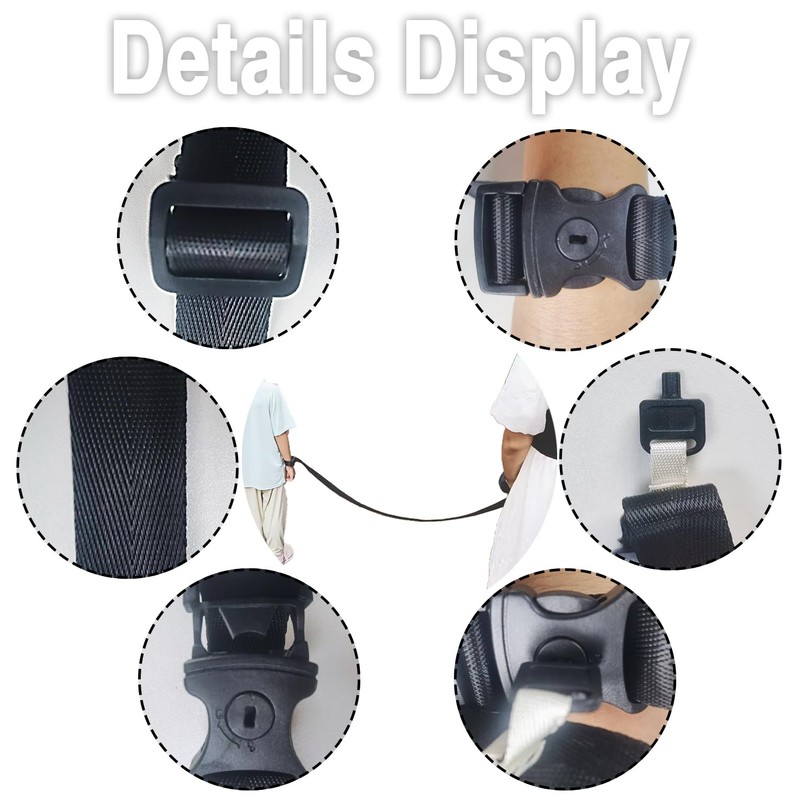 Escape Proof Wrist Leash Walking Harness with Adjustable Tether Lockable