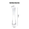 Small Flower Vase Transparent Mini Opening Single Stem Vases Flower