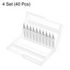 sourcing map 4 Set (40pcs) PCB Drill Bit Set 1/8"