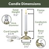 612 Vermont LED Electric Window Candles with Sensor Dusk to