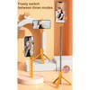 Cute Cartoon Puppy Selfie Stick Tripod 26.4 Inch Extendable Handheld