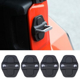 Cubierta de decoración para cerradura de puerta 2018, 2019, 2020, 2021, 2022, 2023 2024 Jeep Wrangler JL JLU 4XE Unlimited Sahara Sports Rubicon Gladiator JT - Accesorios para cerradura de puerta (2