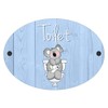 Bathroom Toilet Koala Fun Door Plaque Sign (Toilet)