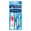 Equate Dual Motion Power Oral Care Kit with Interdental Tools,
