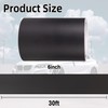 Lypumso Matte Black Vinyl Wrap Tape Roll, 6 Inch x
