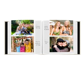 Pioneer Photo Albums 200 Pocket Fabric Frame Cover Photo Album, Biscotti Beige