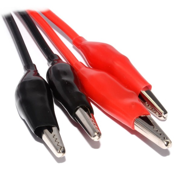 kenable Insulated Crocodile Clips Multimeter Test Lead Set 0.5m [0.5