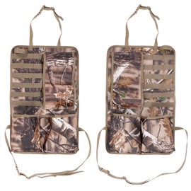 AUSCAMOTEK 2 Pieces Car Seat Back Shotgun Rack Camo Gun Racks Pannel Organiser for Duck Deer Hunting