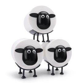 Sheep Toilet Paper Roll Holder, Tissue Paper Storage Stand, 3D Printed Black Sheep Loo Roll Holder, Wall Mount Tissue Basket for Bathroom, Fun Housewarming Gift & Bathroom Decor (3)