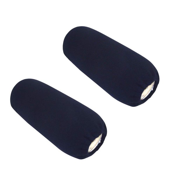 G5 Boat Fender Bumper Covers, Set of 2 (Navy Blue) - for Double Eye Ribbed Fenders