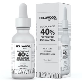 Glycolic Acid 40% Peel 100% ORGANIC Skin RESURFACING Formula Acne Scars Wrinkles