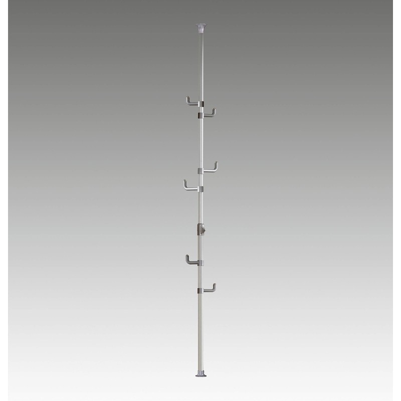 PRINCE HANGER Vertical One-Touch Pole Coat Rack — 6 Independent