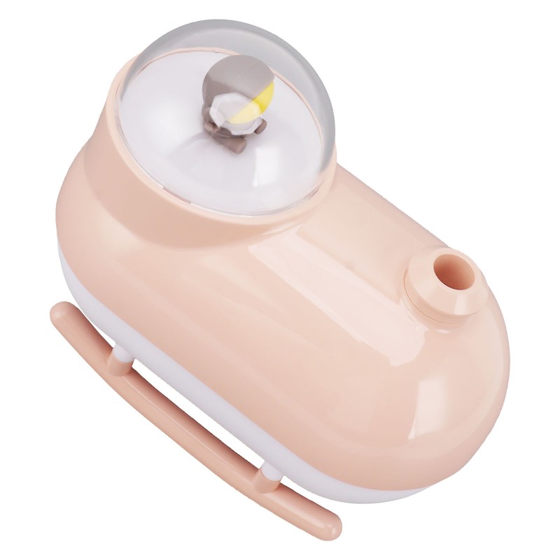 Small Humidifier Desktop Humidifier Cartoon Astronaut Train Colorful Lighting USB