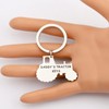 MYOSPARK Daddy's Tractor Keys Gifts Farm Tractor Keychain Tractor Shape